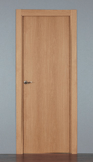 Puerta de melamina color haya